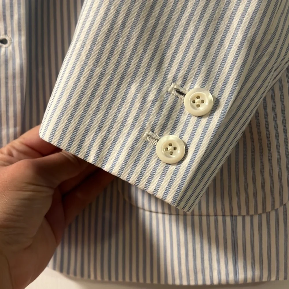 NWT J Crew Seersucker Suit Jakcet - Size 4. - Picture 5 of 5
